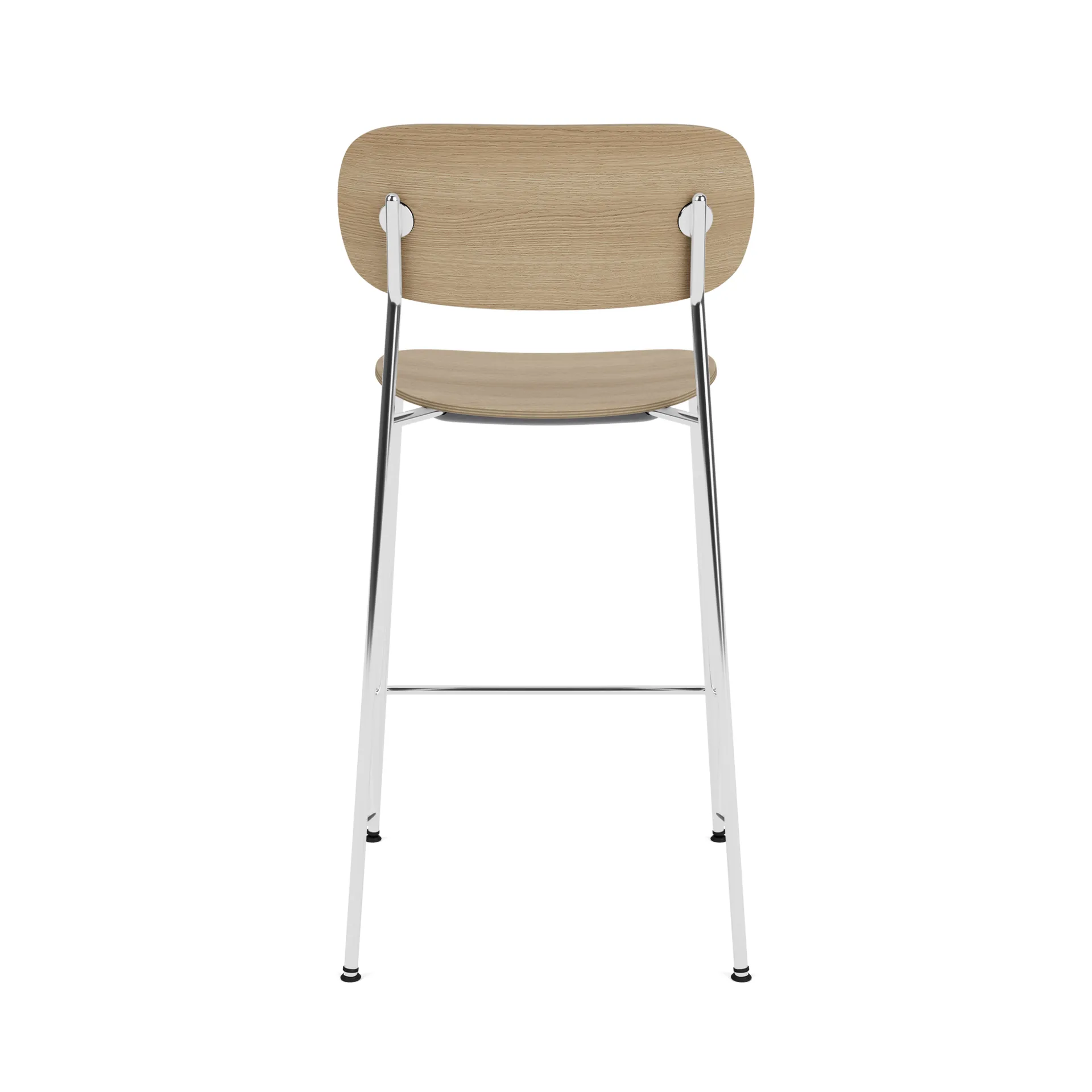 Co Bar Chair バースツール, Oak-chromed steel, 65 cm Audo Copenhagen | オドー・コペンハーゲン