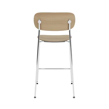 Co Bar Chair バースツール - Oak-chromed steel, 65 cm - Audo Copenhagen | オドー・コペンハーゲン
