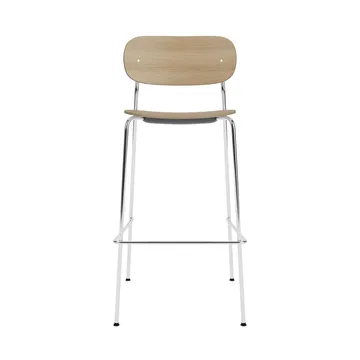 Co Bar Chair バースツール - Oak-chromed steel, 75 cm - Audo Copenhagen | オドー・コペンハーゲン