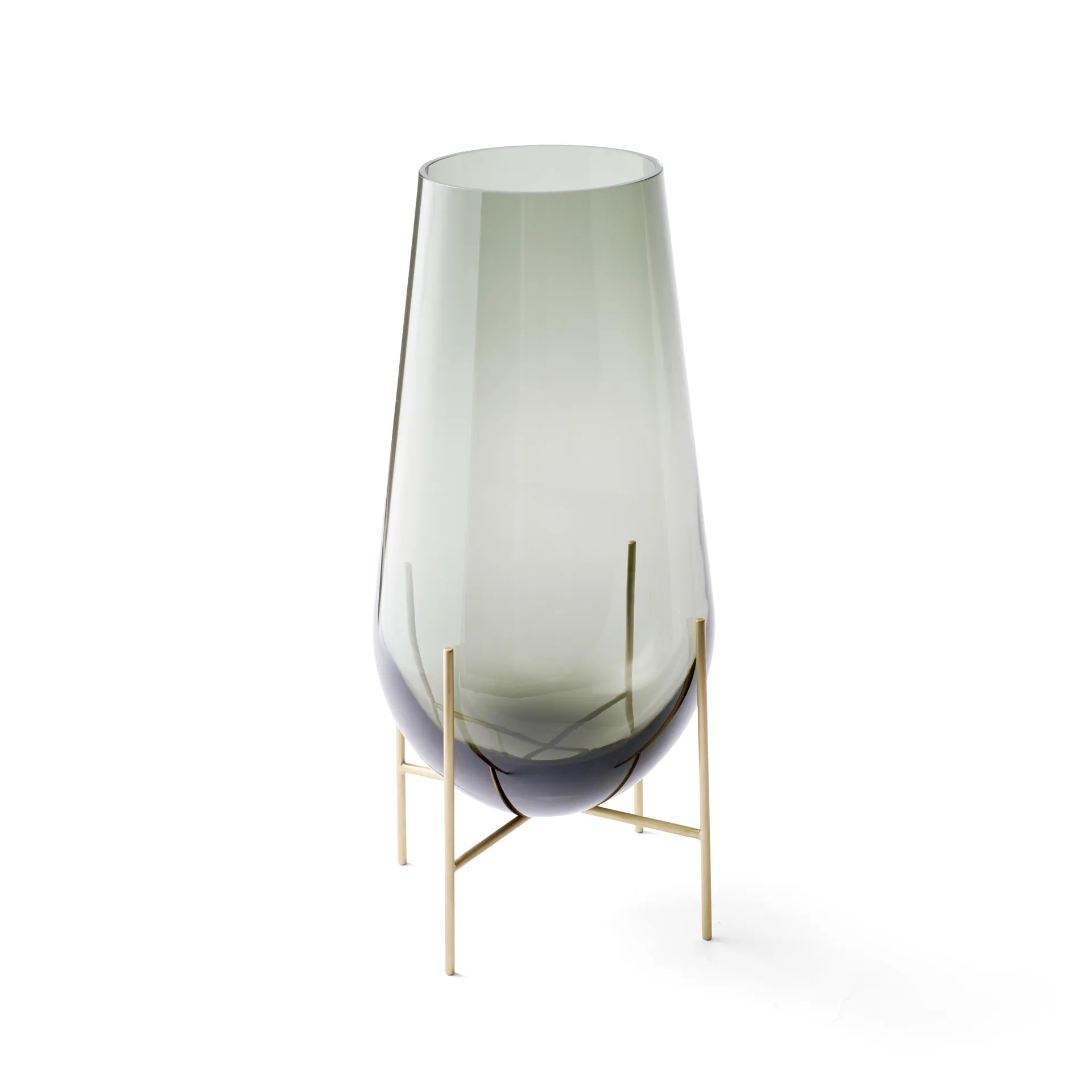 Échasse スモール 花瓶, smoke-coloured glass Audo Copenhagen | オドー・コペンハーゲン