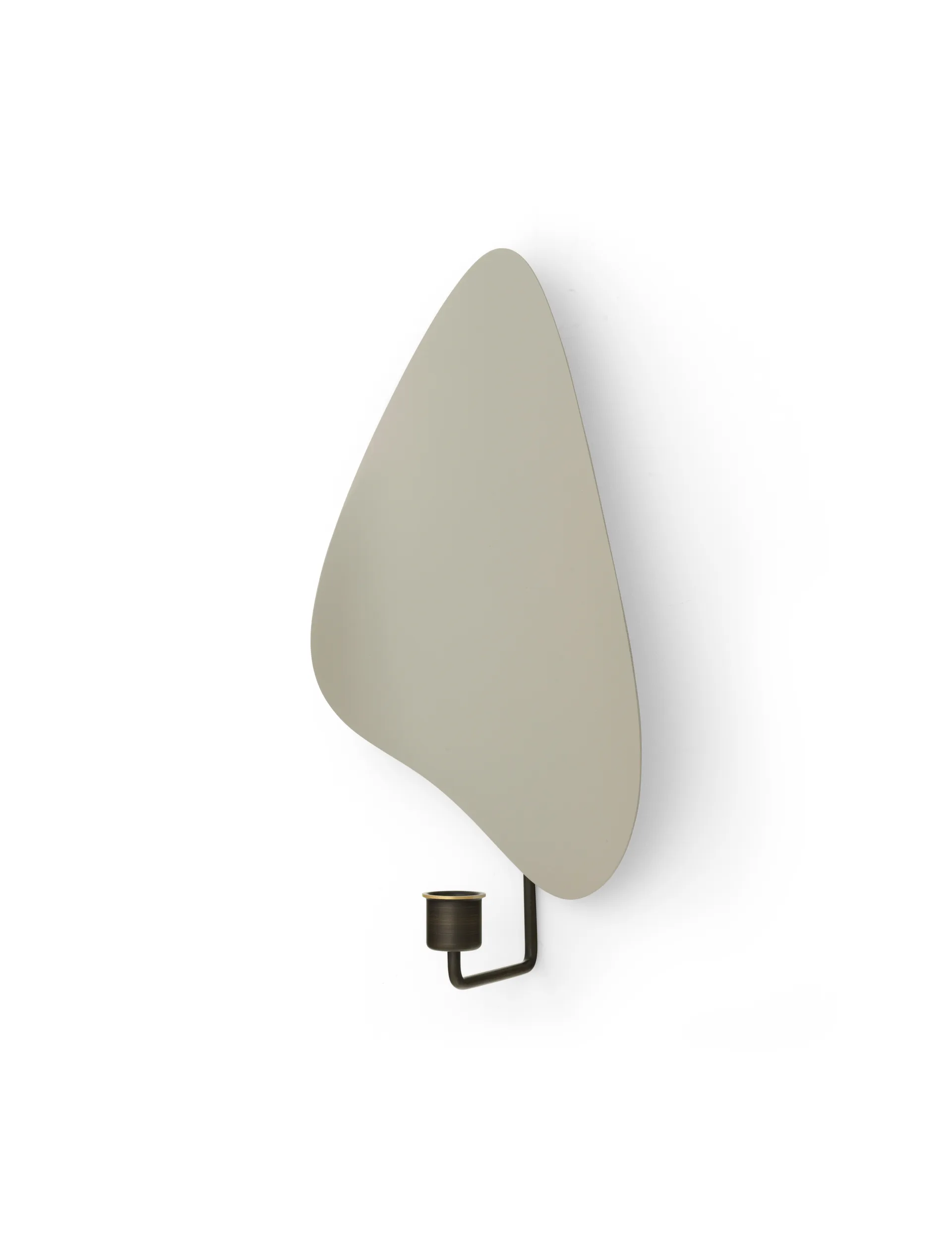 Flambeau キャンドルスティック wall 34 cm, Bronzed brass-grey Audo Copenhagen | オドー・コペンハーゲン