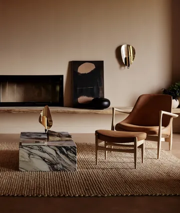 Flambeau キャンドルスティック wall 40 cm - Black-polished brass - Audo Copenhagen | オドー・コペンハーゲン