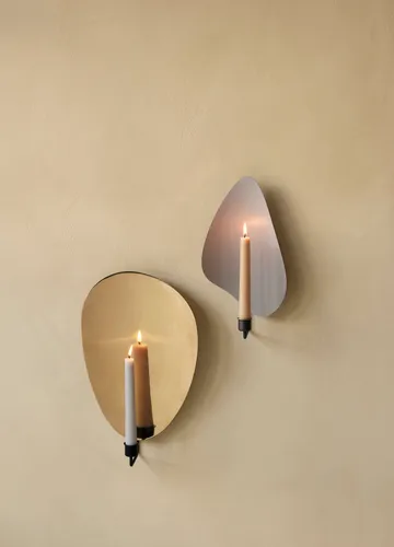 Flambeau キャンドルスティック wall 40 cm - Black-polished brass - Audo Copenhagen | オドー・コペンハーゲン