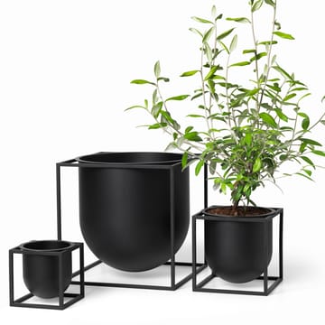 Kubus 植木鉢 10 cm - Black - Audo Copenhagen | オドー・コペンハーゲン