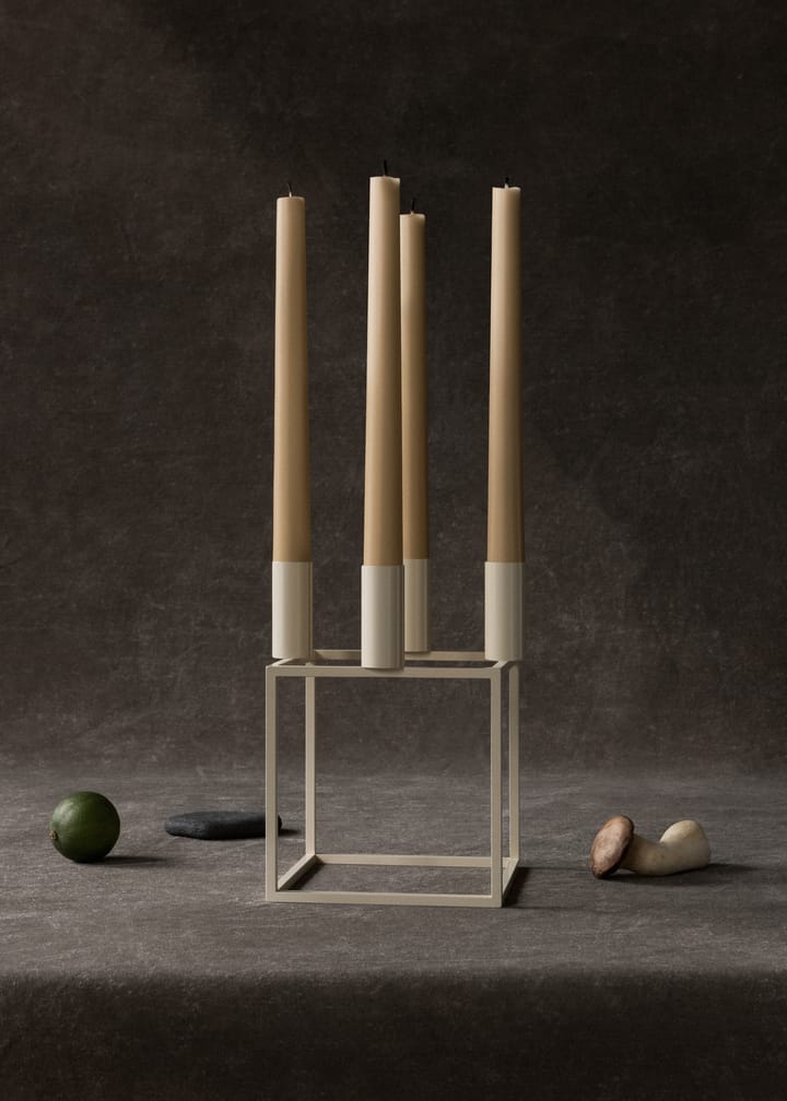 Kubus 4 キャンドル ホルダー, Ivory Audo Copenhagen | オドー・コペンハーゲン