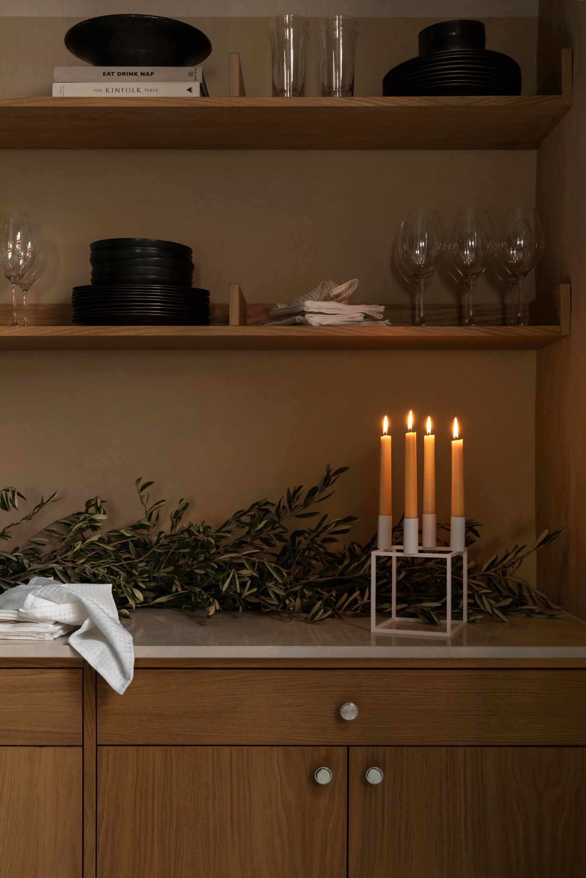 Kubus 4 キャンドル ホルダー, white Audo Copenhagen | オドー・コペンハーゲン