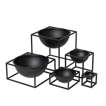 Kubus ボウル スモール low - black - Audo Copenhagen | オドー・コペンハーゲン
