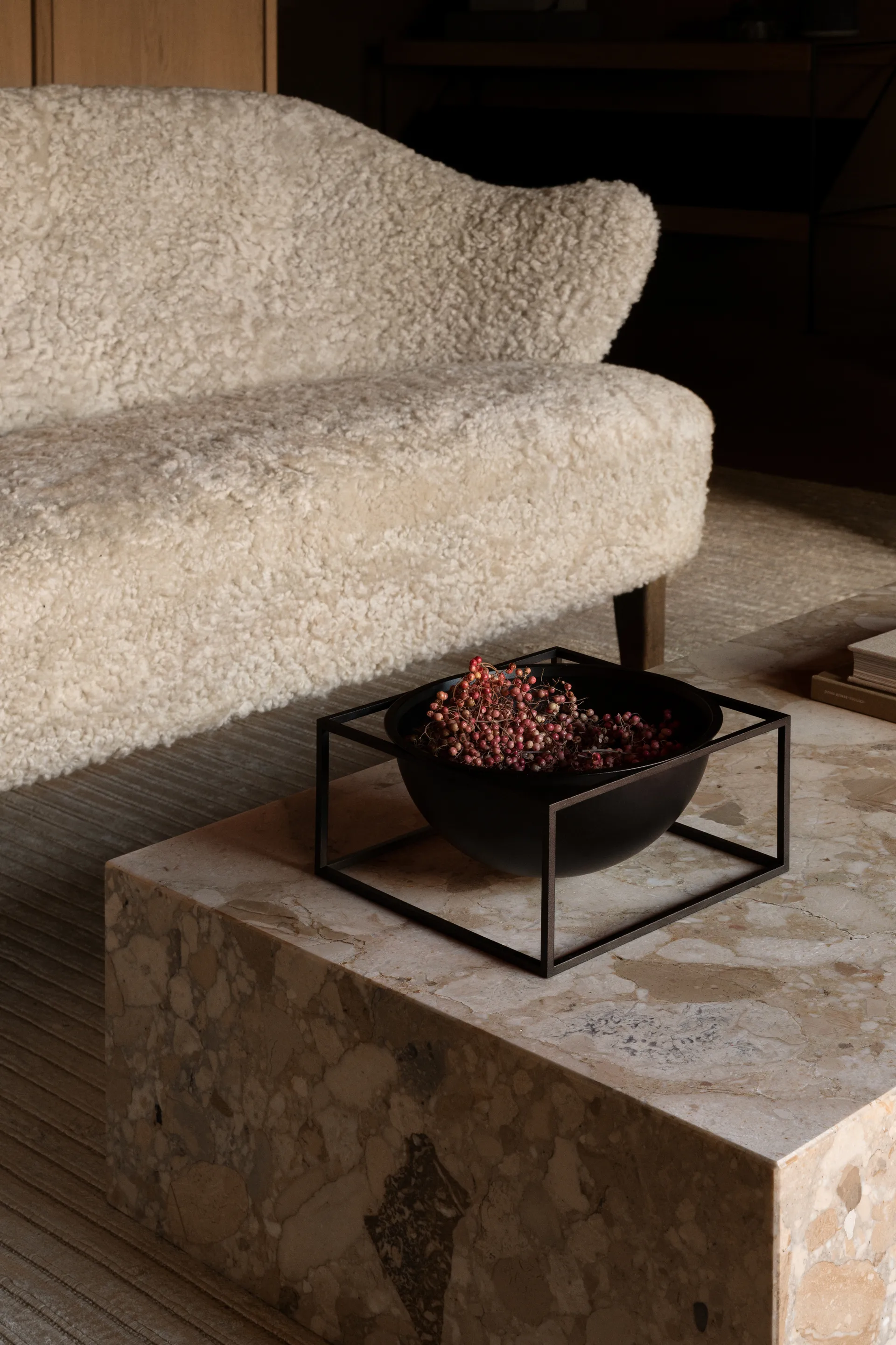 Kubus ボウル ラージ low, black Audo Copenhagen | オドー・コペンハーゲン