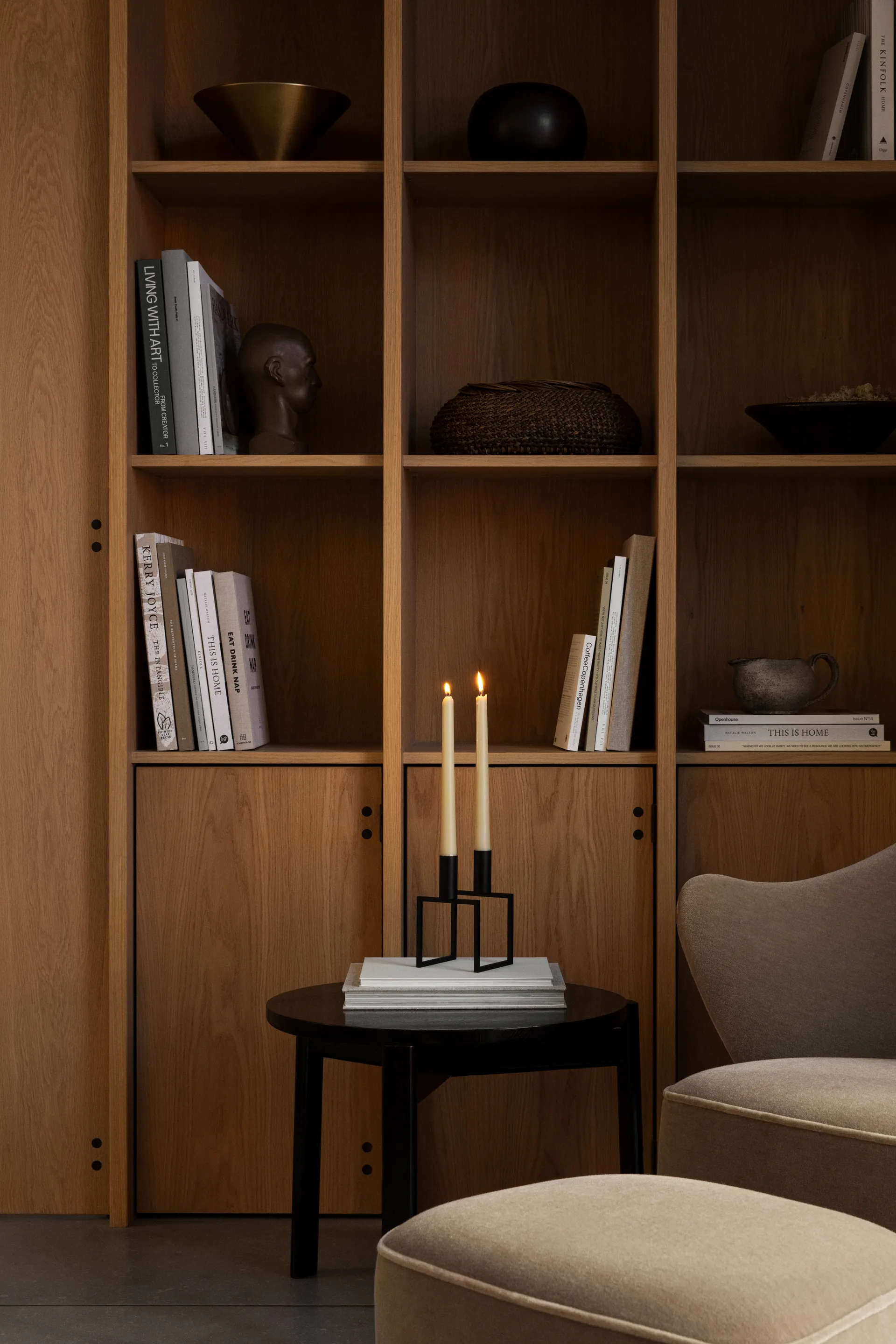 Line キャンドル ホルダー, black Audo Copenhagen | オドー・コペンハーゲン