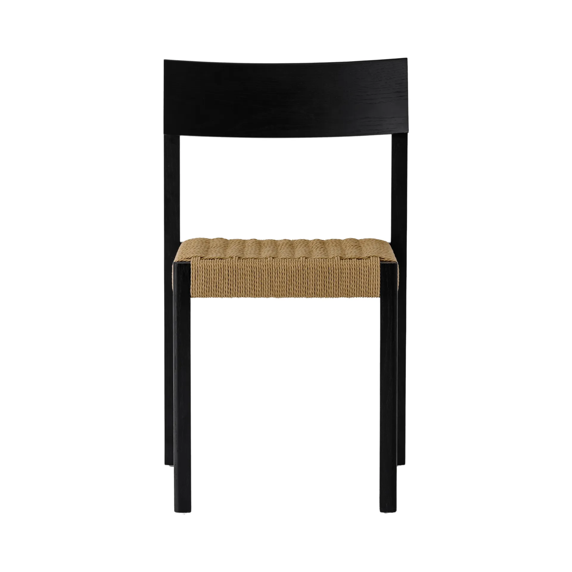 Mauro チェア, Black oak-natural braided seat Audo Copenhagen | オドー・コペンハーゲン