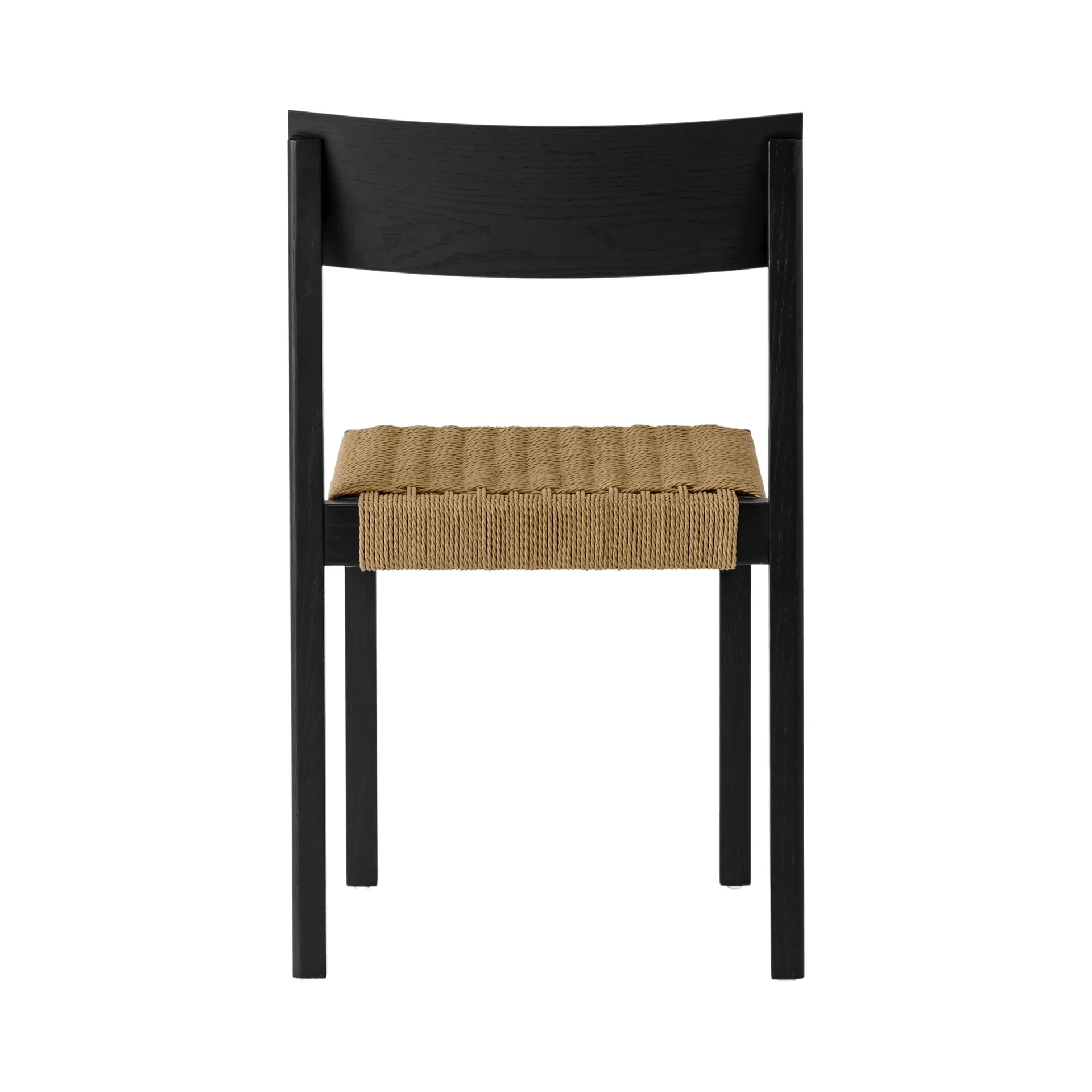 Mauro チェア, Black oak-natural braided seat Audo Copenhagen | オドー・コペンハーゲン
