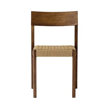 Mauro チェア - Dark stained oak-natural woven seat - Audo Copenhagen | オドー・コペンハーゲン
