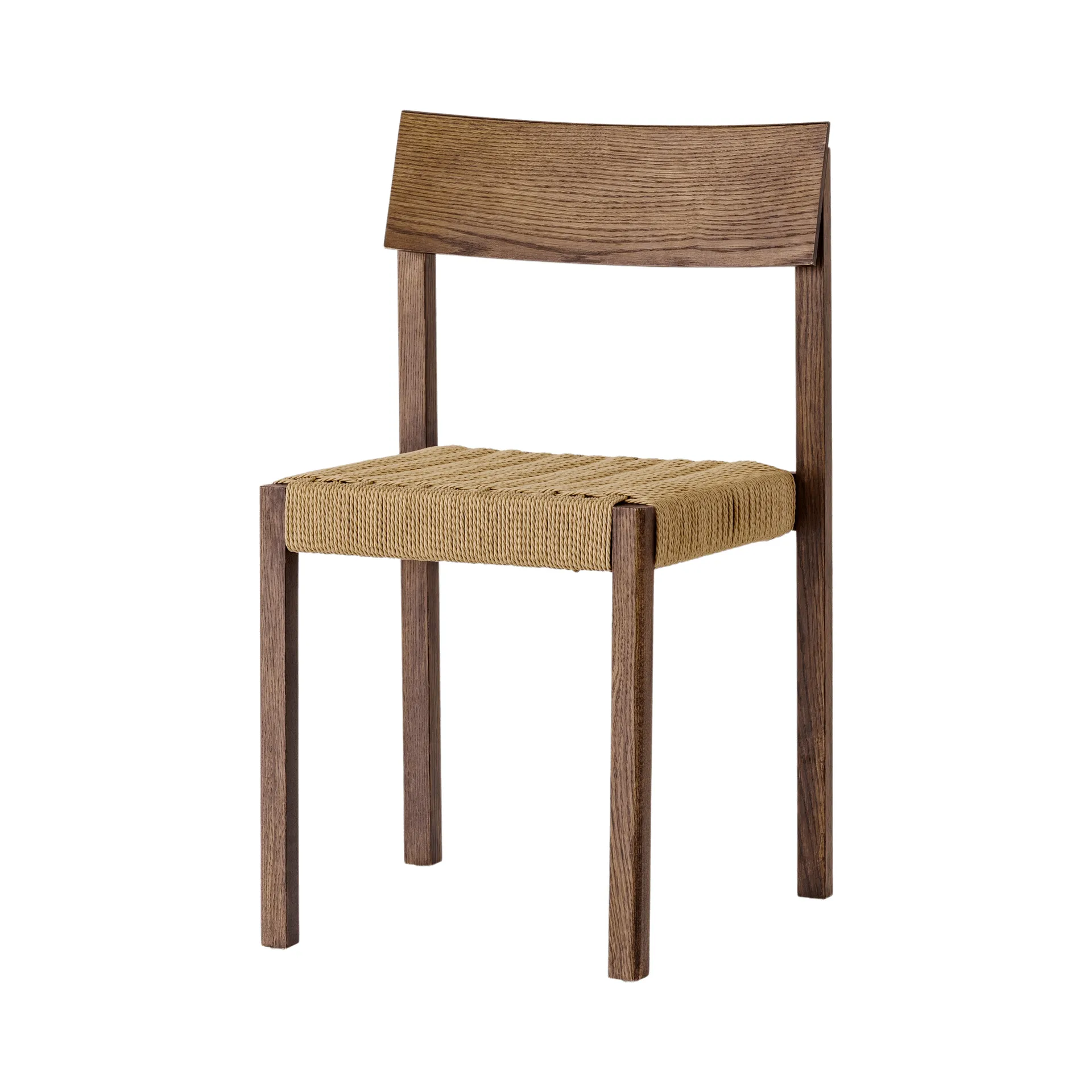 Mauro チェア, Dark stained oak-natural woven seat Audo Copenhagen | オドー・コペンハーゲン