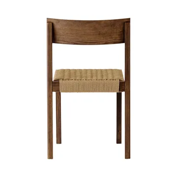Mauro チェア - Dark stained oak-natural woven seat - Audo Copenhagen | オドー・コペンハーゲン