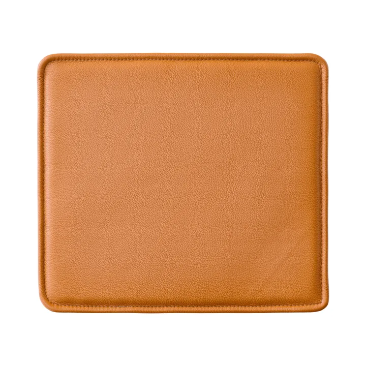 Mauro チェアクッション 椅子用 - Leather Madras cognac - Audo Copenhagen | オドー・コペンハーゲン