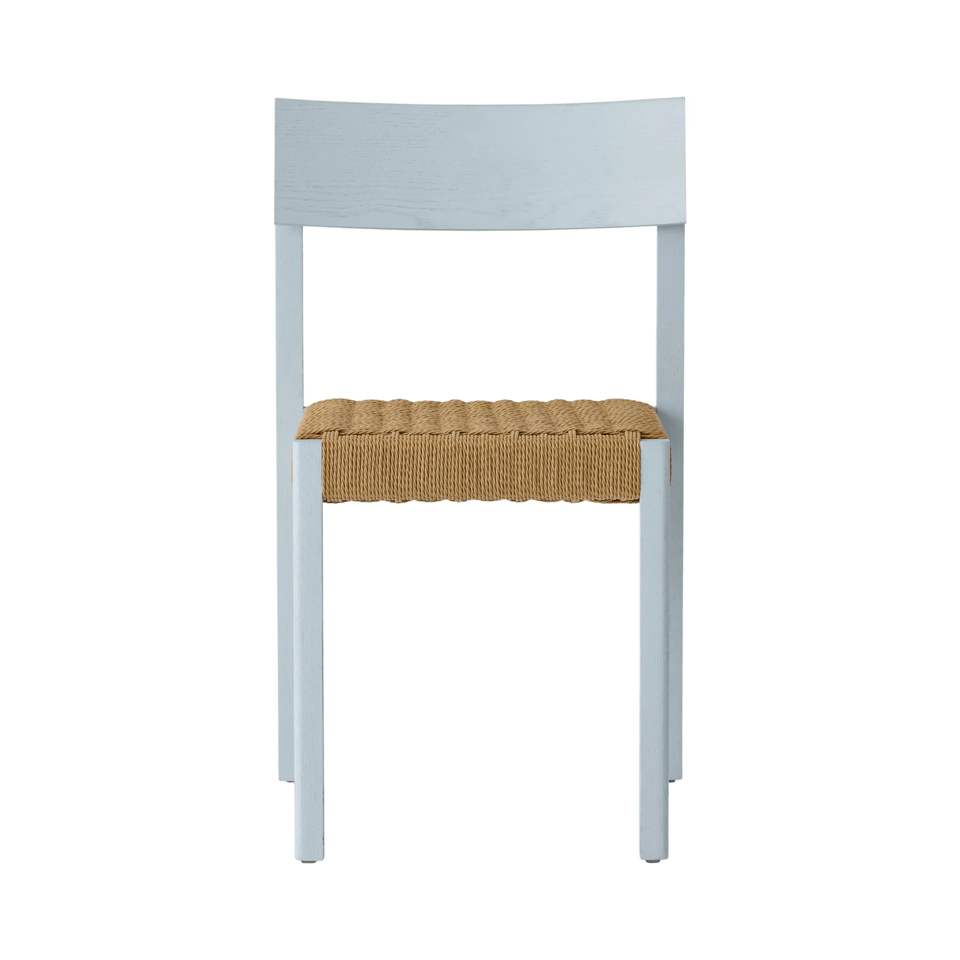 Mauro チェア, Linen blue oak-natural braided seat Audo Copenhagen | オドー・コペンハーゲン