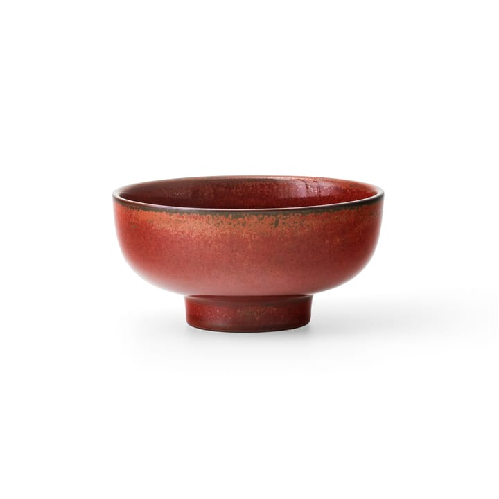 New Norm ボウル 脚付き Ø12 cm - Red glazed - Audo Copenhagen | オドー・コペンハーゲン