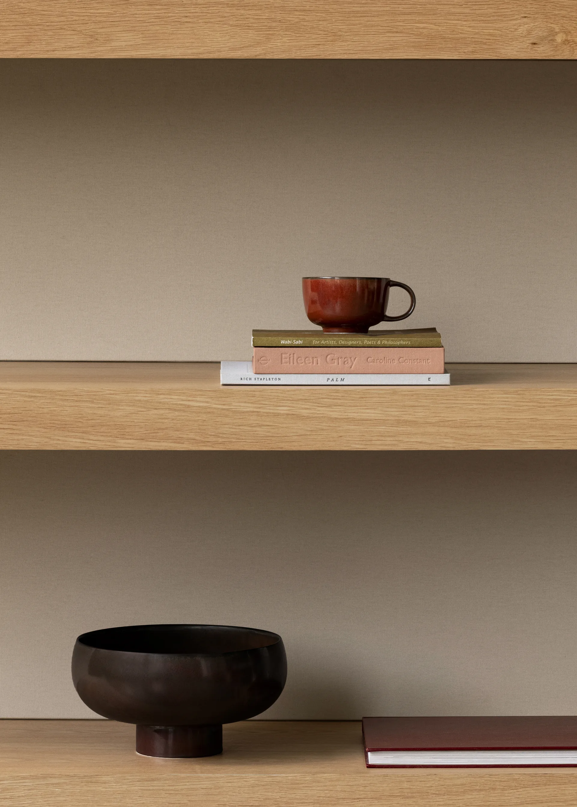 New Norm ハンドル付きカップ 25 cl 2個セット, Red glazed Audo Copenhagen | オドー・コペンハーゲン