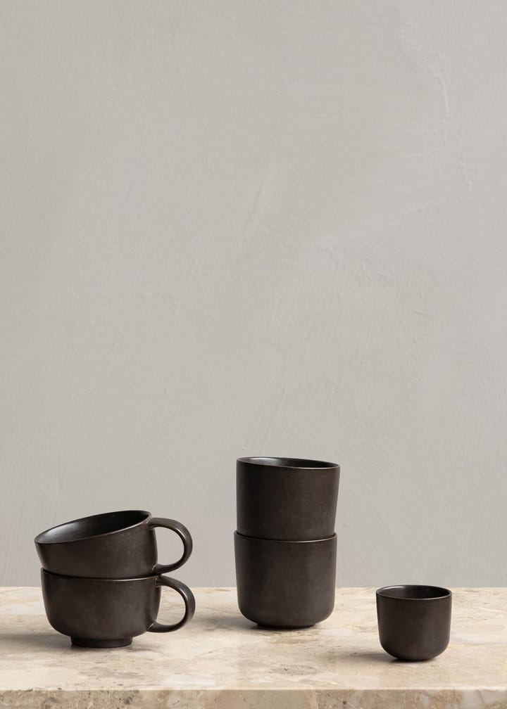 New Norm エスプレッソカップ 8.5 cl 2個セット, Dark glazed Audo Copenhagen | オドー・コペンハーゲン