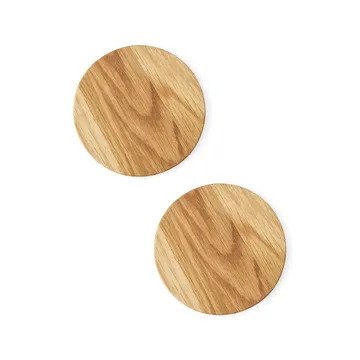 New Norm コースター i trä 2個セット - Oiled oak - Audo Copenhagen | オドー・コペンハーゲン