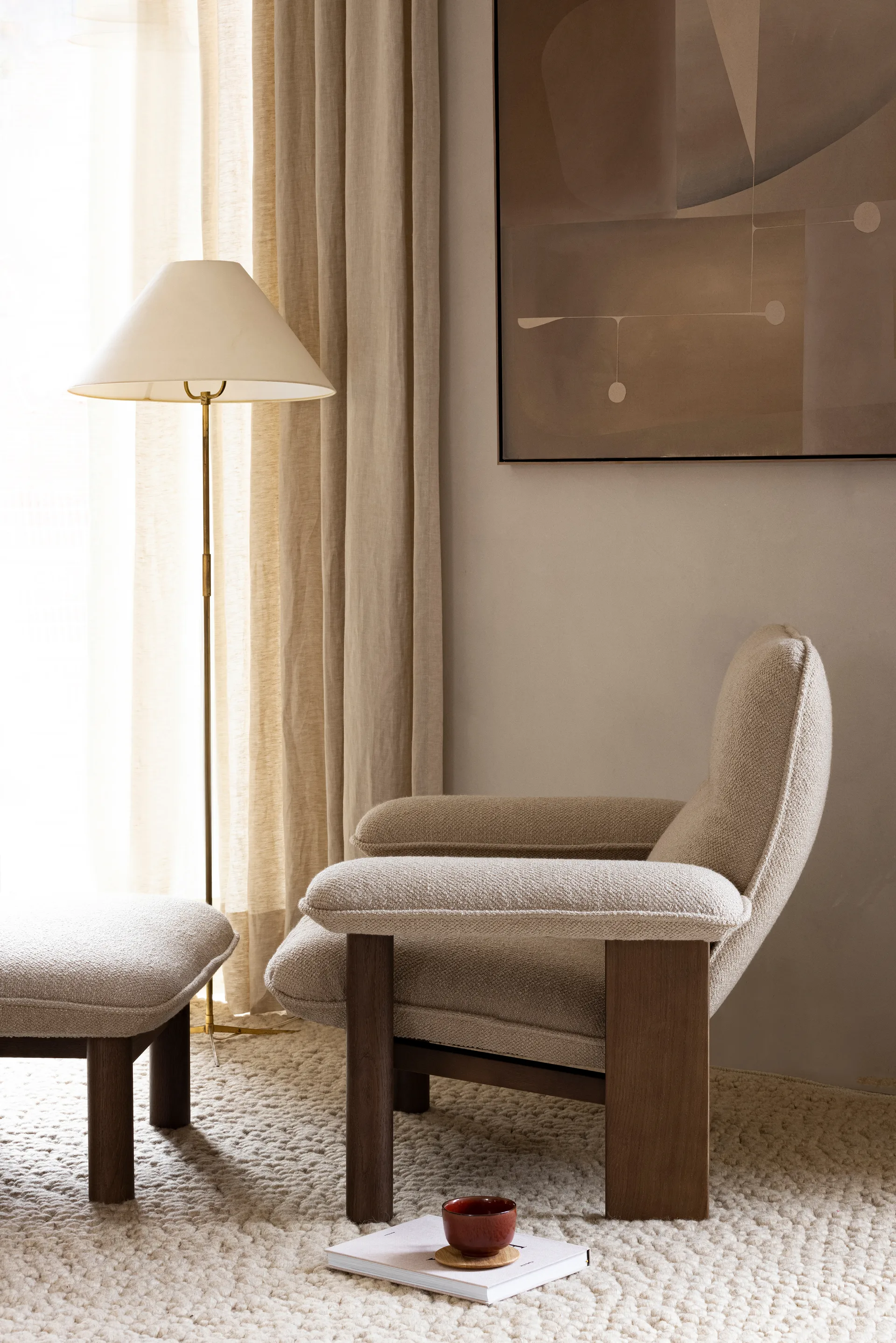 New Norm コースター i trä 2個セット, Oiled oak Audo Copenhagen | オドー・コペンハーゲン