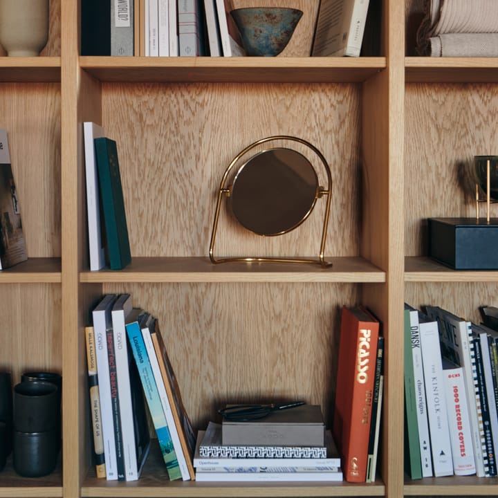 Nimbus テーブル ミラー 25 cm, Polished brass Audo Copenhagen | オドー・コペンハーゲン