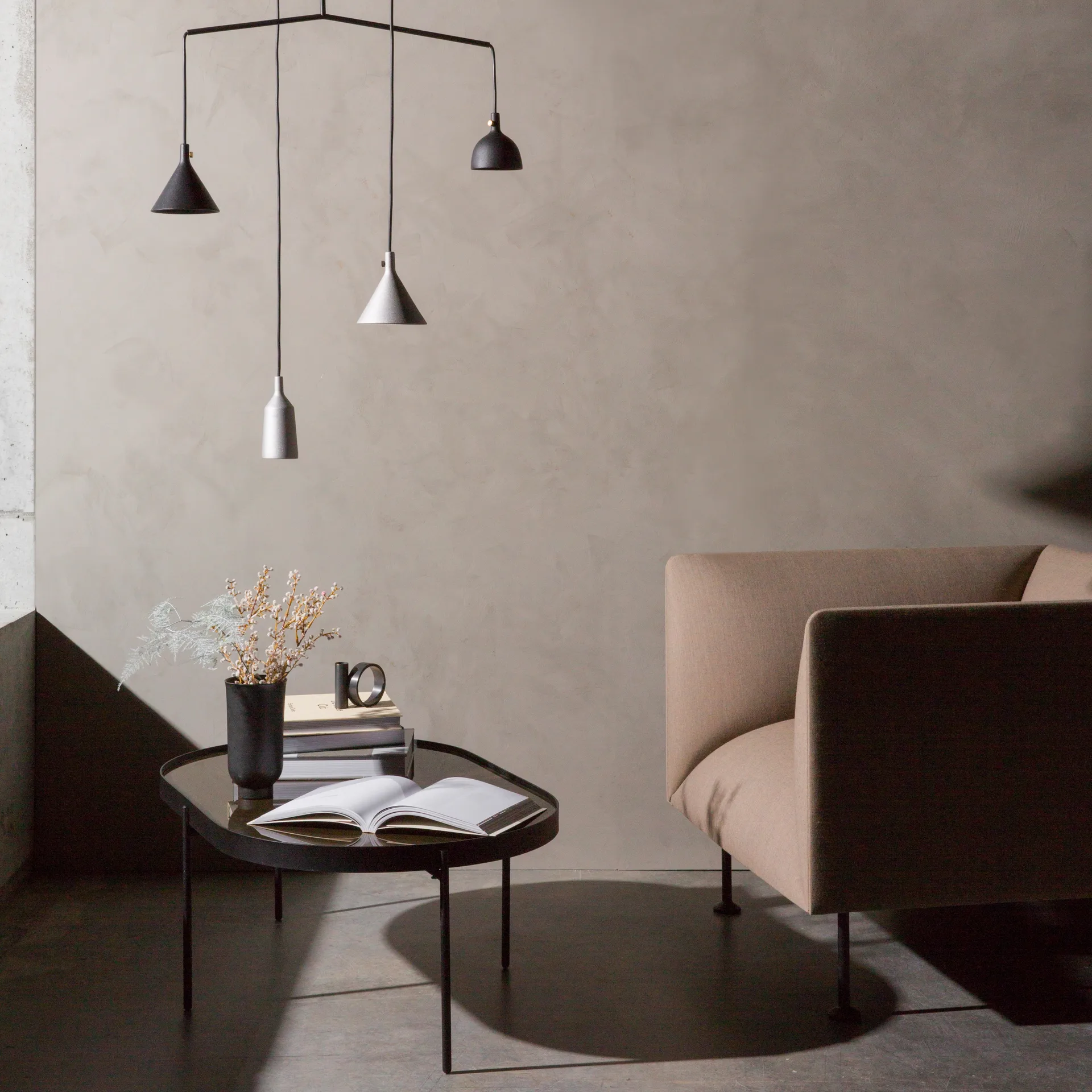 NoNo コーヒーテーブルL 59.5x96.5 cm, Black-brown Audo Copenhagen | オドー・コペンハーゲン