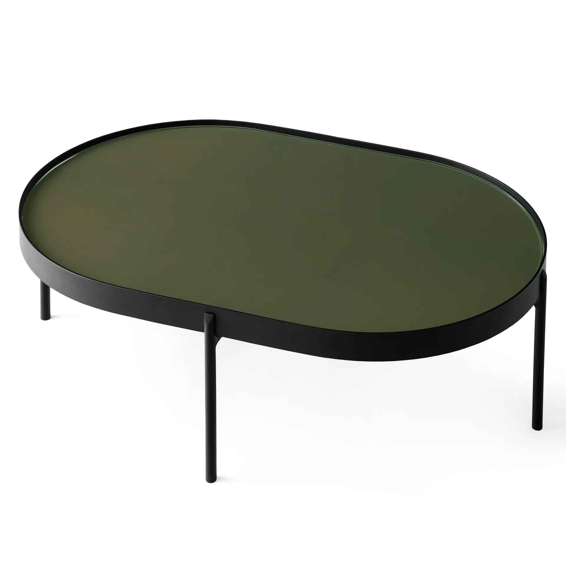 NoNo コーヒーテーブルL 59.5x96.5 cm, Black-dark green Audo Copenhagen | オドー・コペンハーゲン
