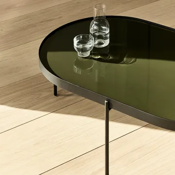 NoNo コーヒーテーブルL 59.5x96.5 cm - Black-dark green - Audo Copenhagen | オドー・コペンハーゲン