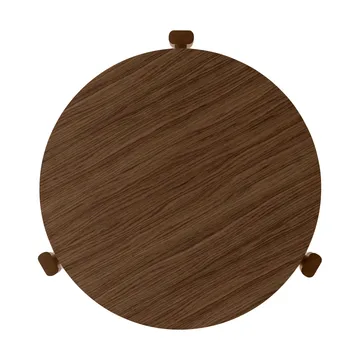 Passage コーヒーテーブル - Dark stained oak, Ø50 cm - Audo Copenhagen | オドー・コペンハーゲン