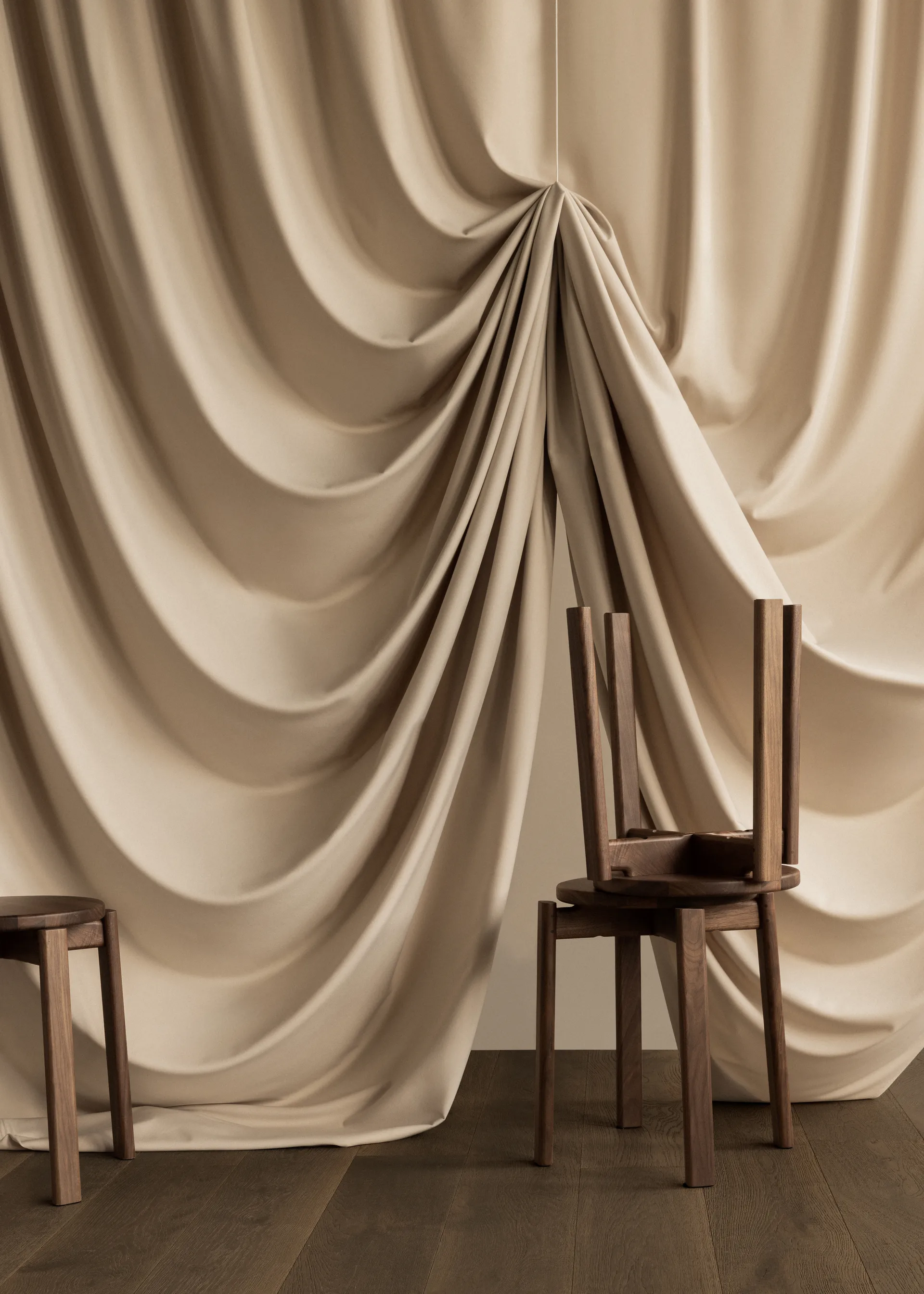 Passage スツール, Dark stained oak Audo Copenhagen | オドー・コペンハーゲン