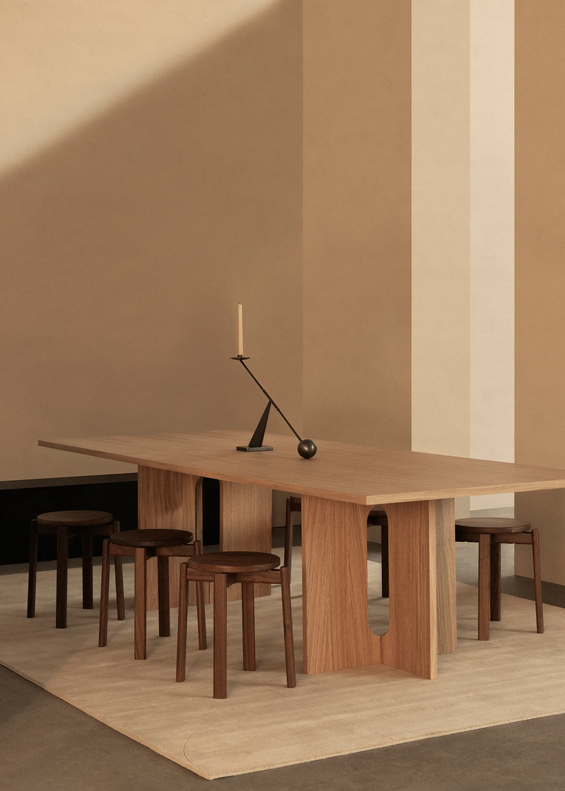 Passage スツール, Dark stained oak Audo Copenhagen | オドー・コペンハーゲン