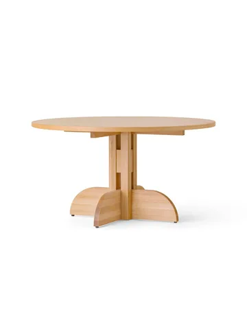Puffin ダイニングテーブル オーク突板 ナチュラル - ナチュラル オーク突板 Ø140 cm - Audo Copenhagen | オドー・コペンハーゲン