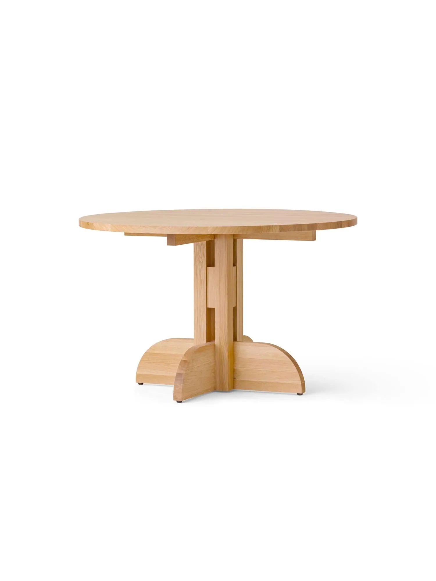 Puffin ダイニングテーブル オーク 無垢 ナチュラル, Natural oak, Ø120 cm Audo Copenhagen | オドー・コペンハーゲン