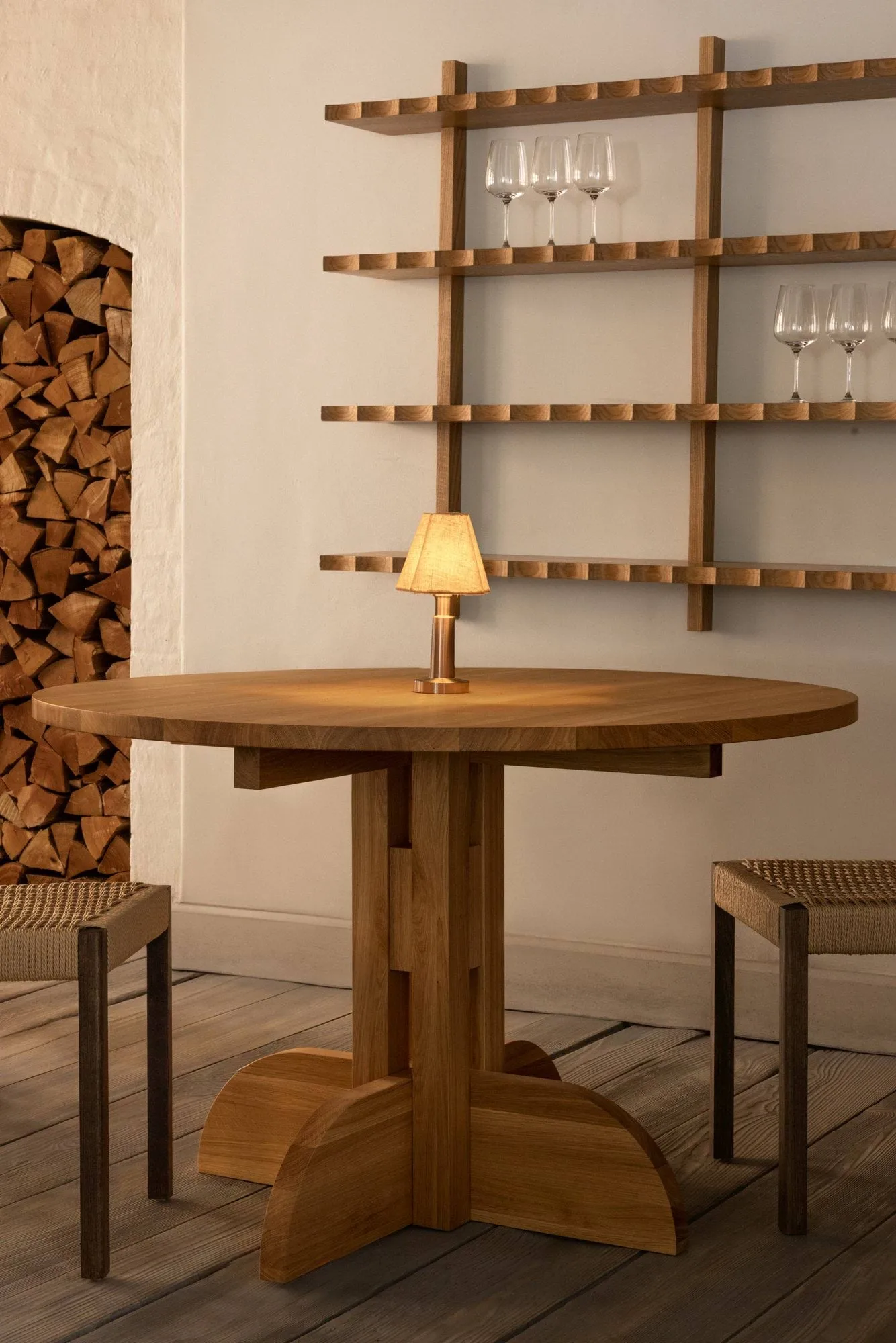 Puffin ダイニングテーブル オーク 無垢 ナチュラル, Natural oak, Ø120 cm Audo Copenhagen | オドー・コペンハーゲン