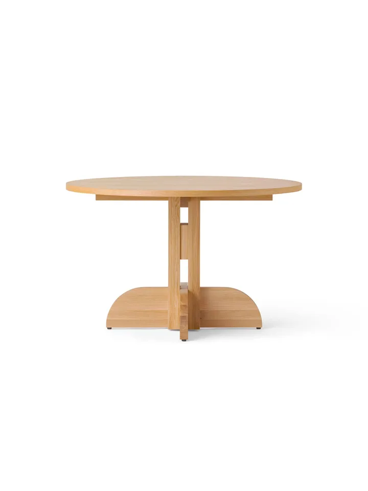 Puffin ダイニングテーブル オーク突板 ナチュラル - Natural oak veneer, Ø120 cm - Audo Copenhagen | オドー・コペンハーゲン