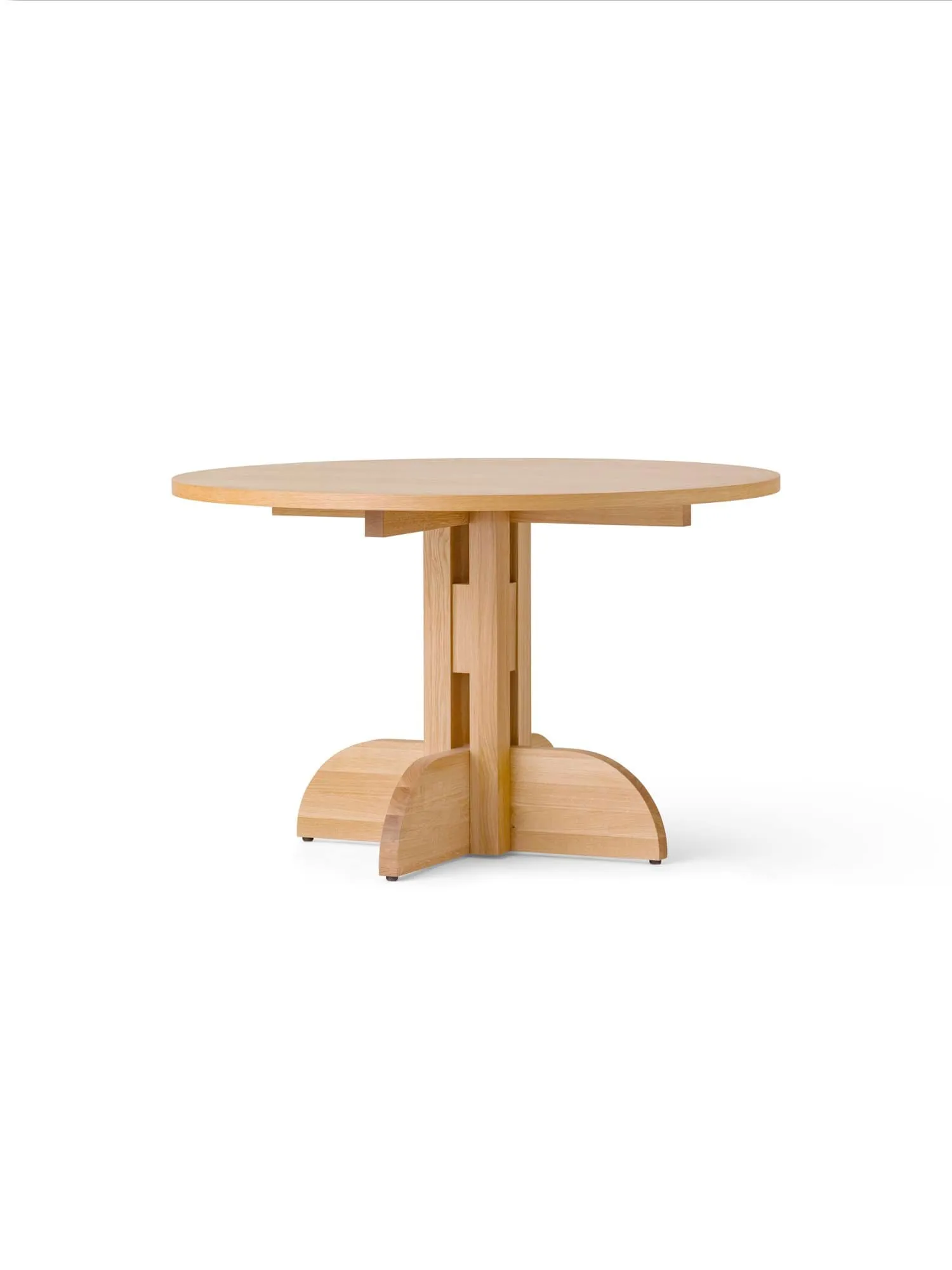 Puffin ダイニングテーブル オーク突板 ナチュラル, Natural oak veneer, Ø120 cm Audo Copenhagen | オドー・コペンハーゲン