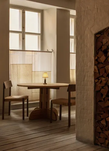 Puffin ダイニングテーブル オーク突板 ナチュラル - Natural oak veneer, Ø120 cm - Audo Copenhagen | オドー・コペンハーゲン
