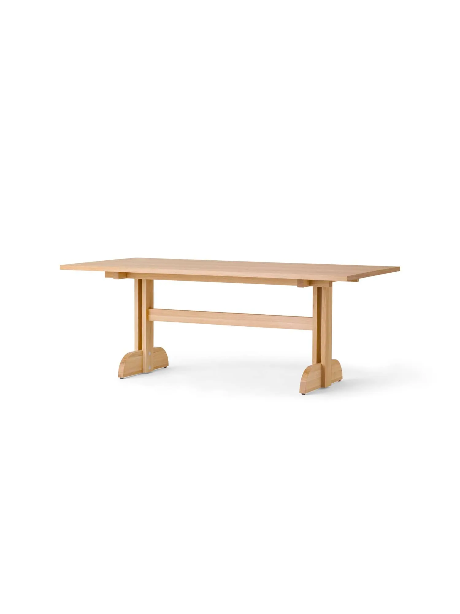 Puffin ダイニングテーブル オーク突板 ナチュラル, Natural oak veneer, 200x95 cm Audo Copenhagen | オドー・コペンハーゲン