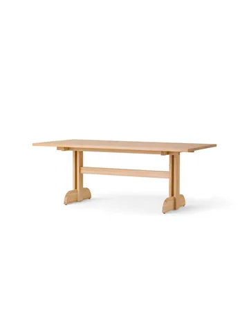 Puffin ダイニングテーブル オーク突板 ナチュラル - Natural oak veneer, 200x95 cm - Audo Copenhagen | オドー・コペンハーゲン