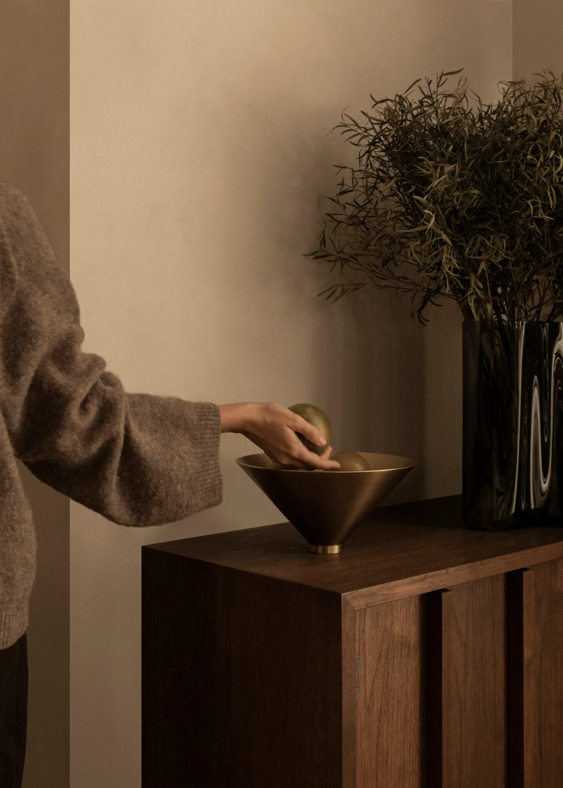 Taper ボウル Ø26 cm, Brass Audo Copenhagen | オドー・コペンハーゲン