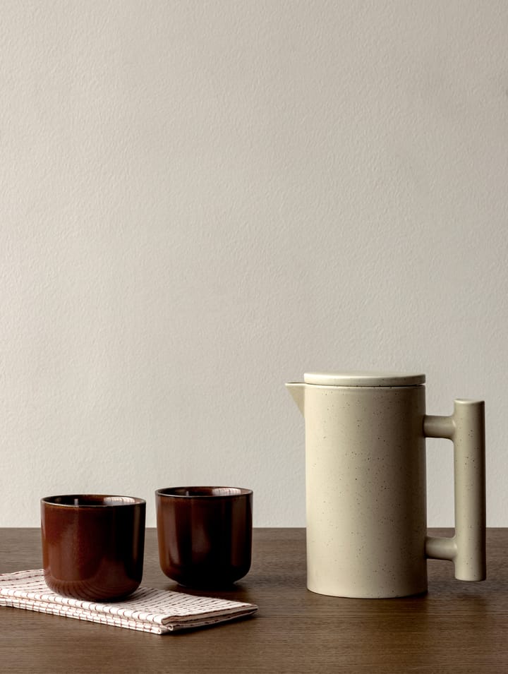Yana coffee ポット 1 L, Grey glazed Audo Copenhagen | オドー・コペンハーゲン