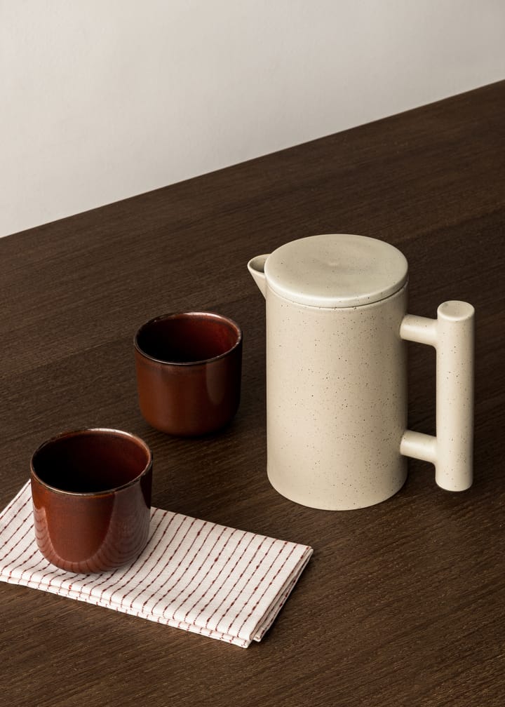 Yana coffee ポット 1 L, Grey glazed Audo Copenhagen | オドー・コペンハーゲン
