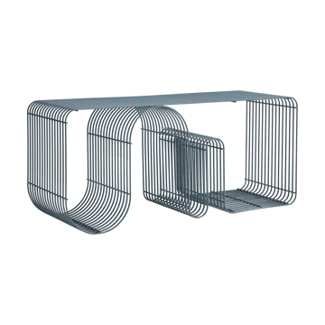 Curva シートベンチ 100 cm - Dusty blue - AYTM | アイテム