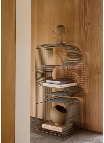 Curva シートベンチ 100 cm - Dusty blue - AYTM | アイテム