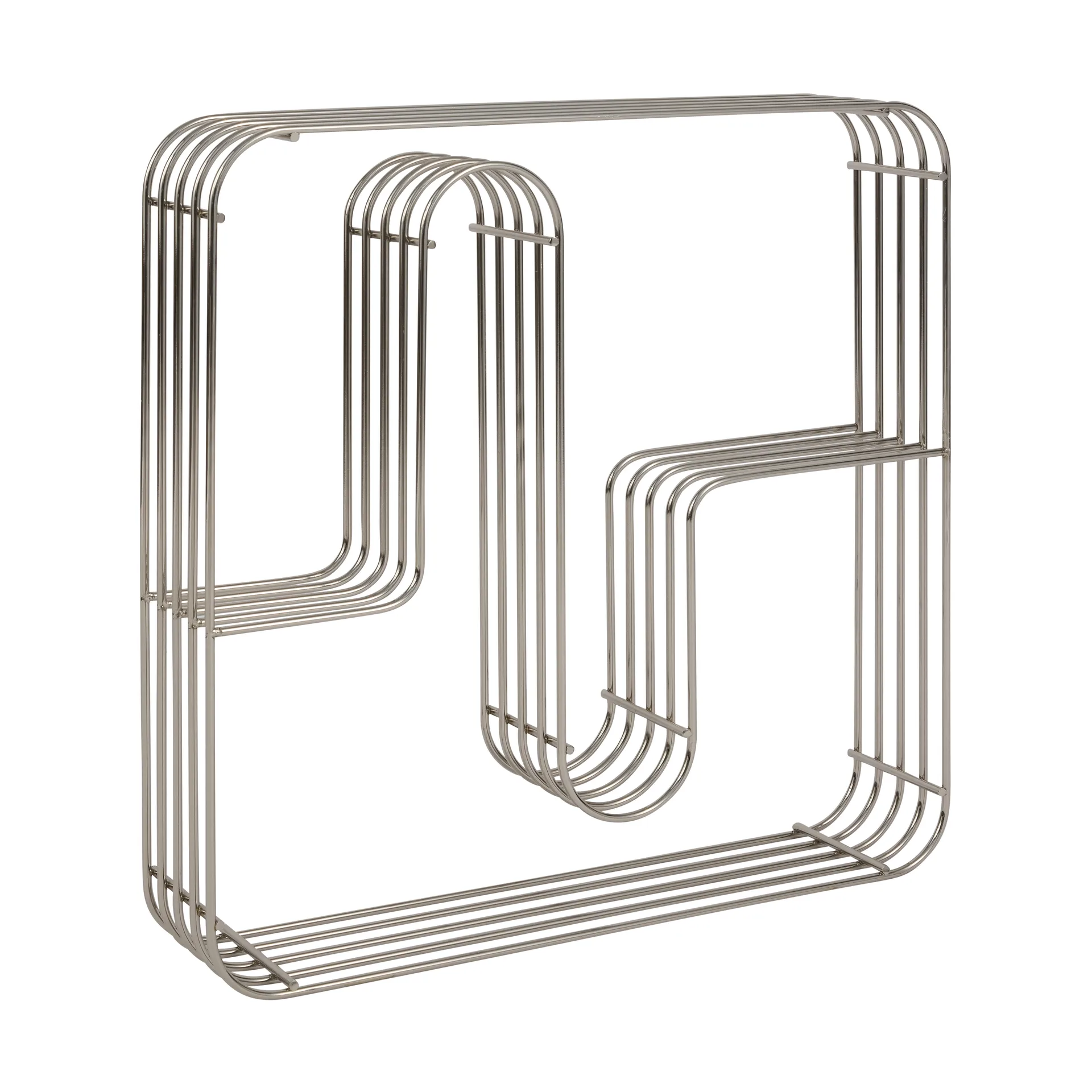 Curva ウォールシェルフ スクエア 45.5x45.5 cm, Silver AYTM | アイテム