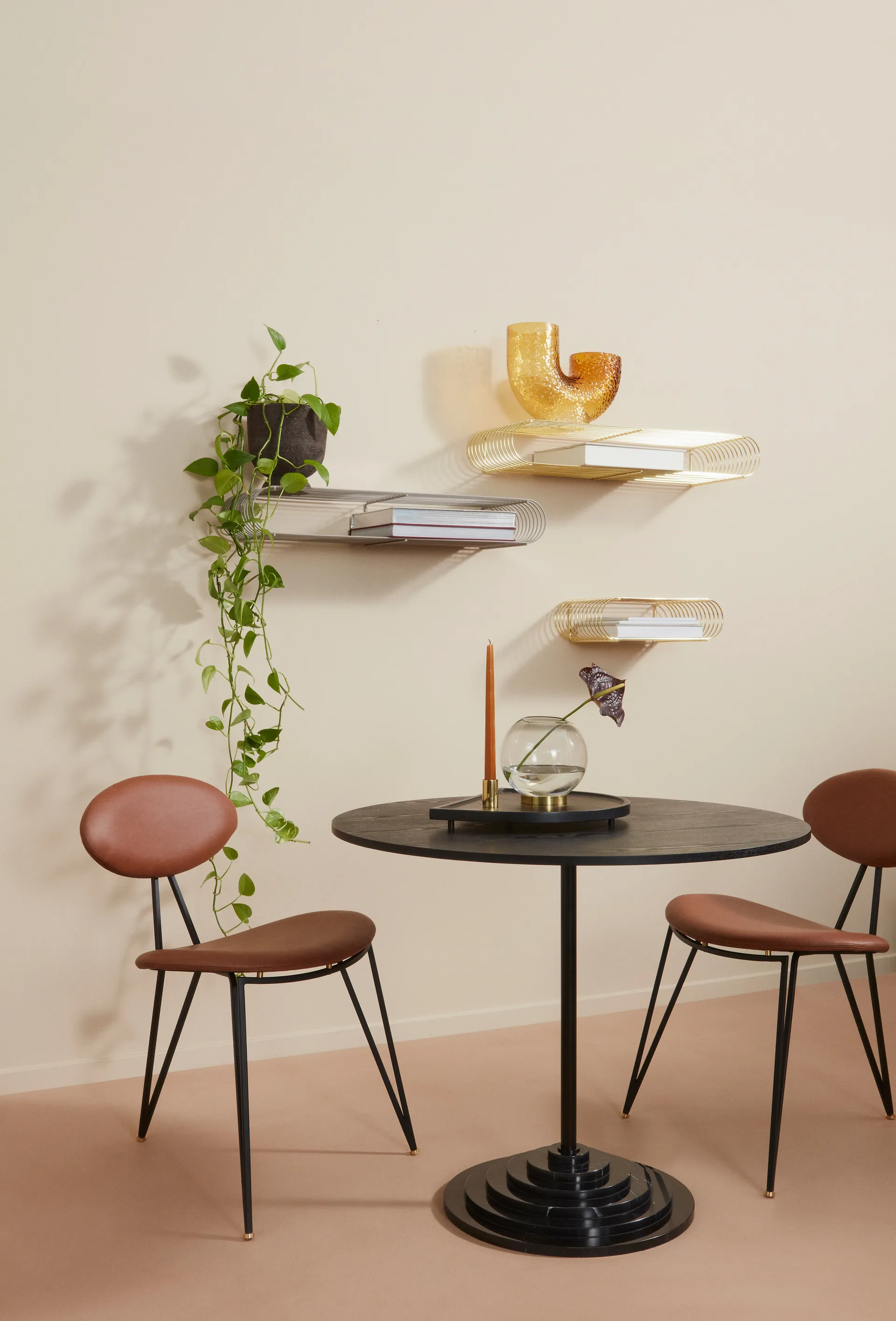 Curva シェルフ 80.4 cm, Silver AYTM | アイテム