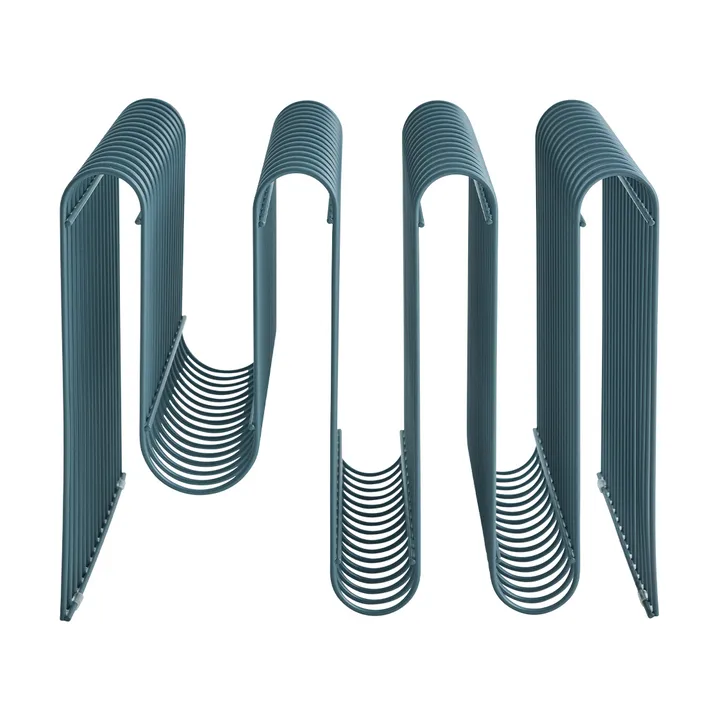 Curva ニュースペーパースタンド H40 cm - Dusty Blue - AYTM | アイテム