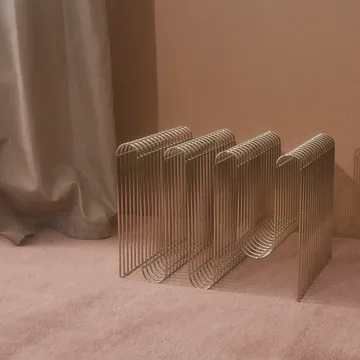 Curva ニュースペーパースタンド H40 cm - Silver - AYTM | アイテム