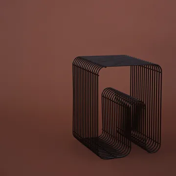Curva スツール H43 cm - Black - AYTM | アイテム